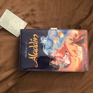NWT Disney’s Aladdin VHS Clutch Bag